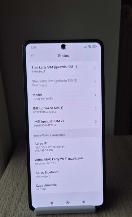 Poco X5 Pro 5G 8/256 GB 6,67" 108 Mpx 5000 mAh NFC dual SIM
