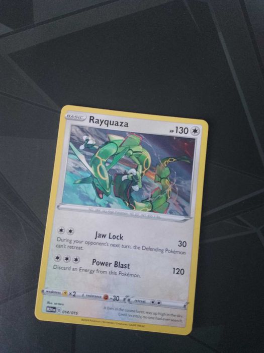 Karta Pokemon Rayquaza 014/015 McDonald's - 2025 Dragon Discovery