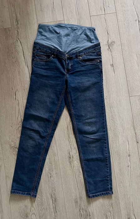 Jeansy ciążowe 36, dwie pary, H&M,Sinsay