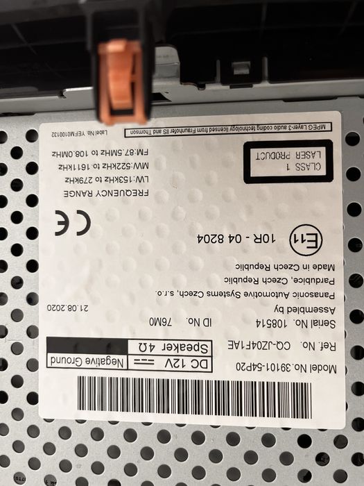 Radioodtwarzacz Suzuki Vitara 2020