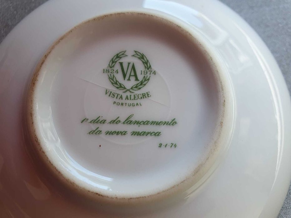 Taça flores azuis da Vista Alegre
