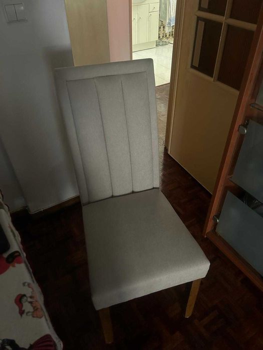 Conjunto mesa jantar + 4 cadeiras + móvel sala + mesa TV + sofá