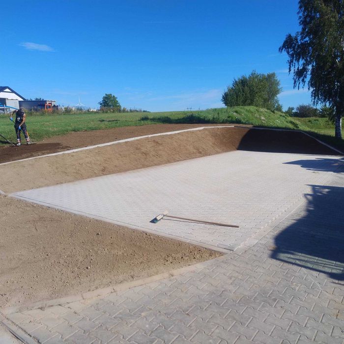 Roboty brukarskie i drogowe | Kostka brukowa | Układarka | Kruszywa