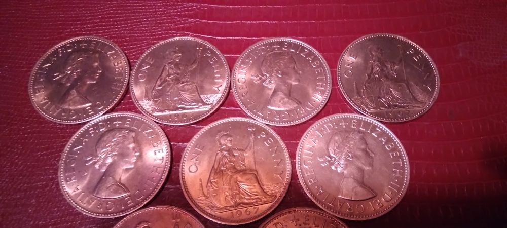 Monety jedno pensowe