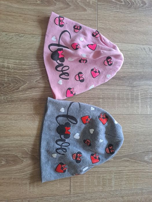 Zestaw 2 czapek wiosennych, roz. 52/54