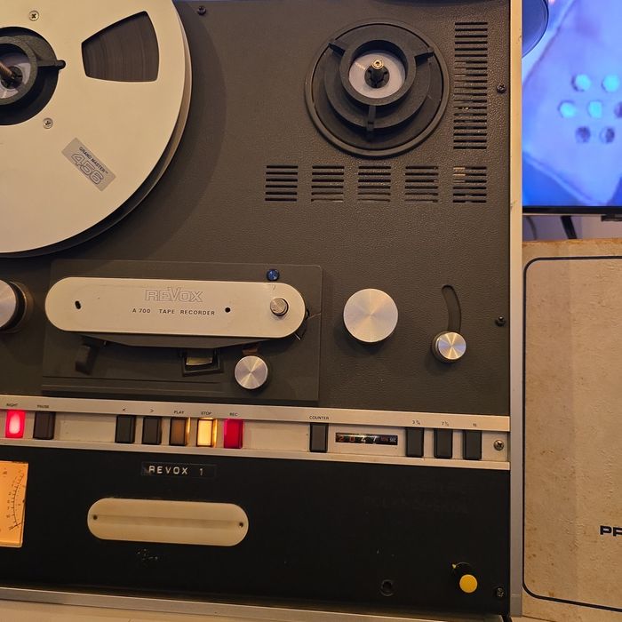 Revox A700 + instrucja+ szpule+nab