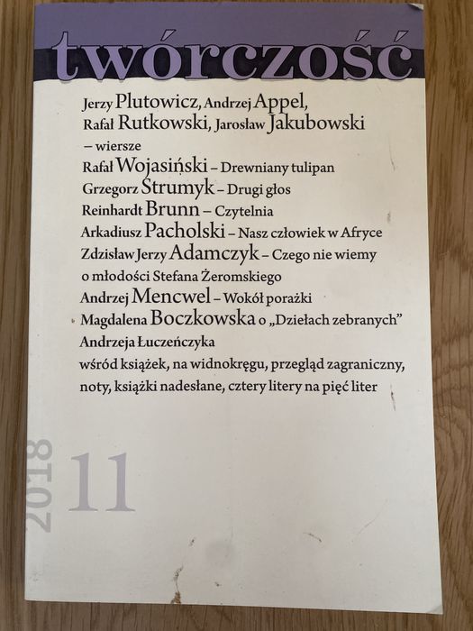 twórczość 11/2018 listopad 2018