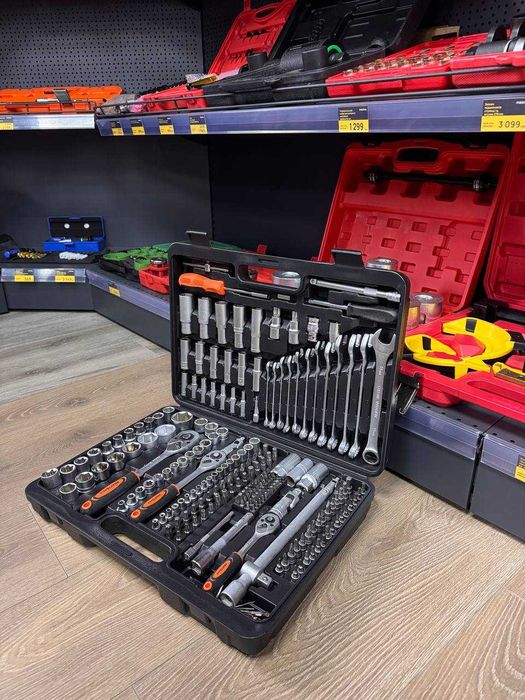 Набір ручного інструменту 219 шт. KD1047 набір ключів головок