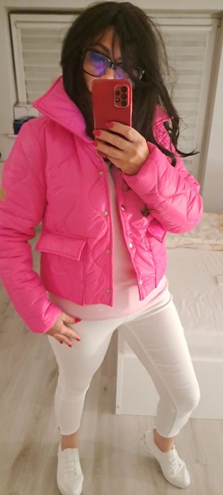 Modna pikowana kurtka