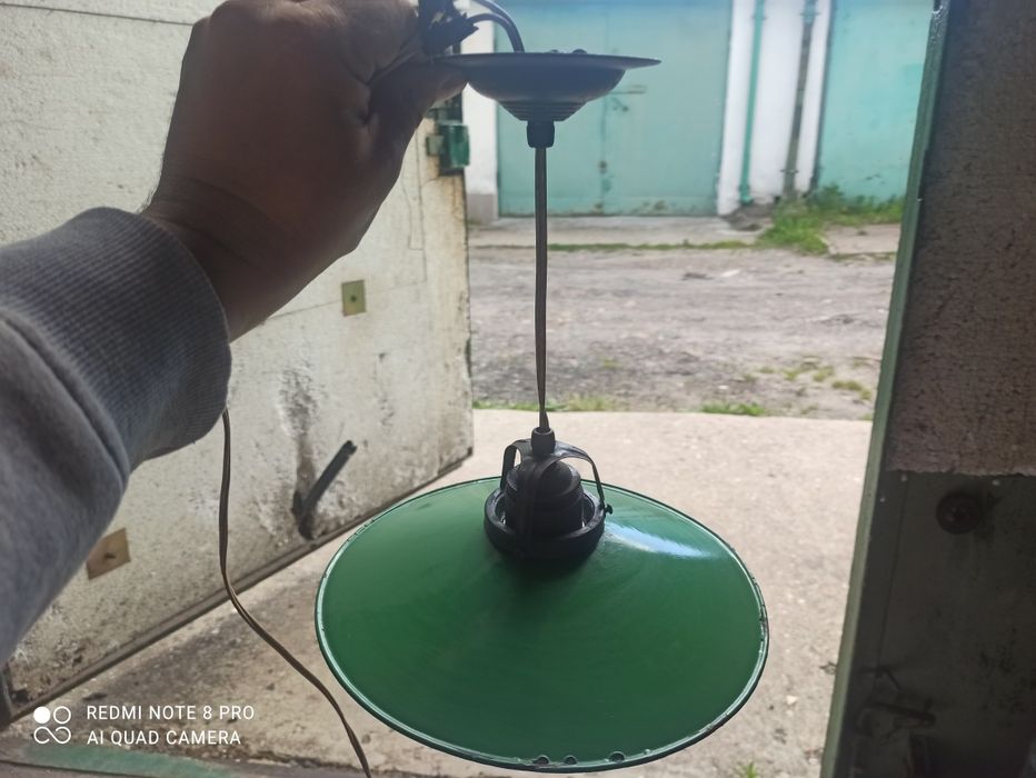 Lampa wisząca lata 50/60 ladnie wykonana ,loft