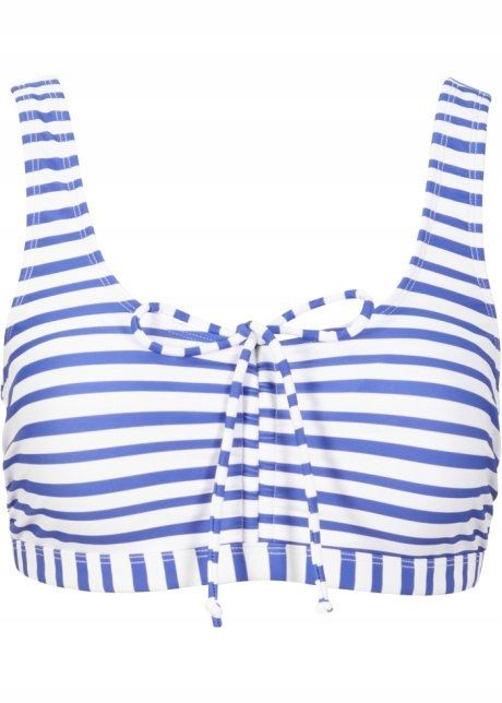B.P.C biustonosz bikini top biały w paski 38.