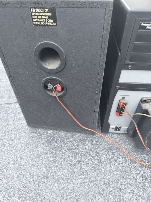 Aparelhagem Philips com 2 colunas