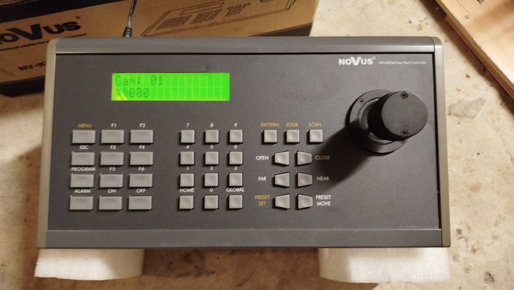 Klawiatura sterująca PTZ NOVUS NV-KBD40 – sprawna, do resetu