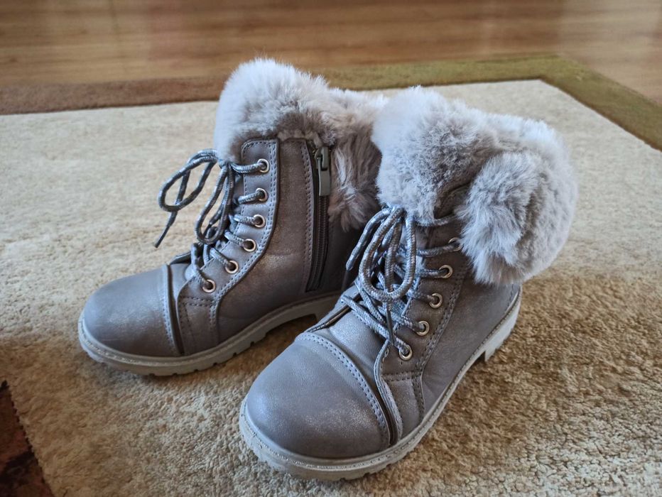Buty zimowe dziewczęce