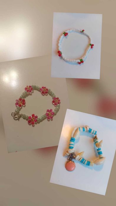 Bransoletki/pierścionki biżuteria z koralików na zamówienie