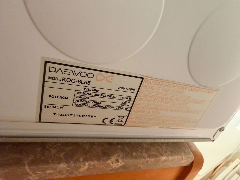 Microondas com função grill
