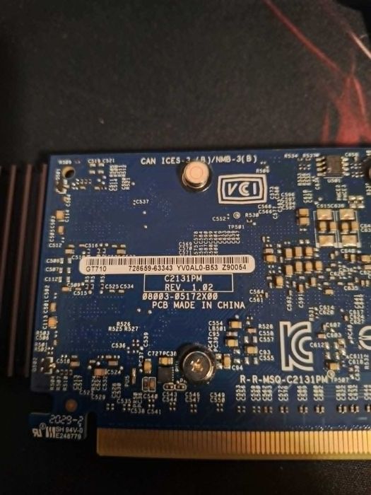Placa Gráfica Asus GT710 de baixo perfil