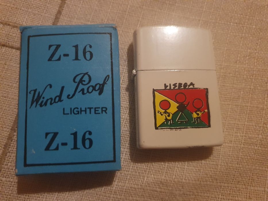 Isqueiros tipo zippo alusivos a Lisboa