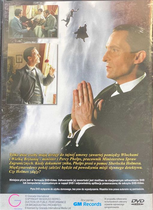 Film DVD SHERLOCK Holmes Traktat Morski