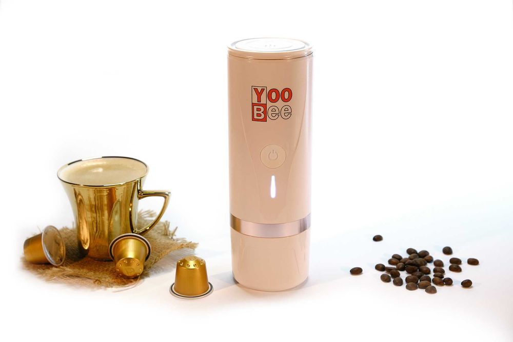 Портативная кофеварка на аккумуляторе, капсульная кофемашина  Yoo Bee