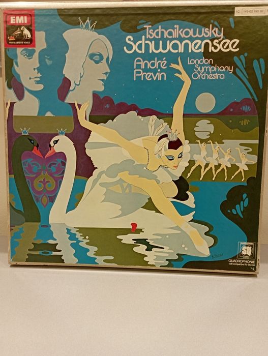 3 LP's com música de Tschaikowsky