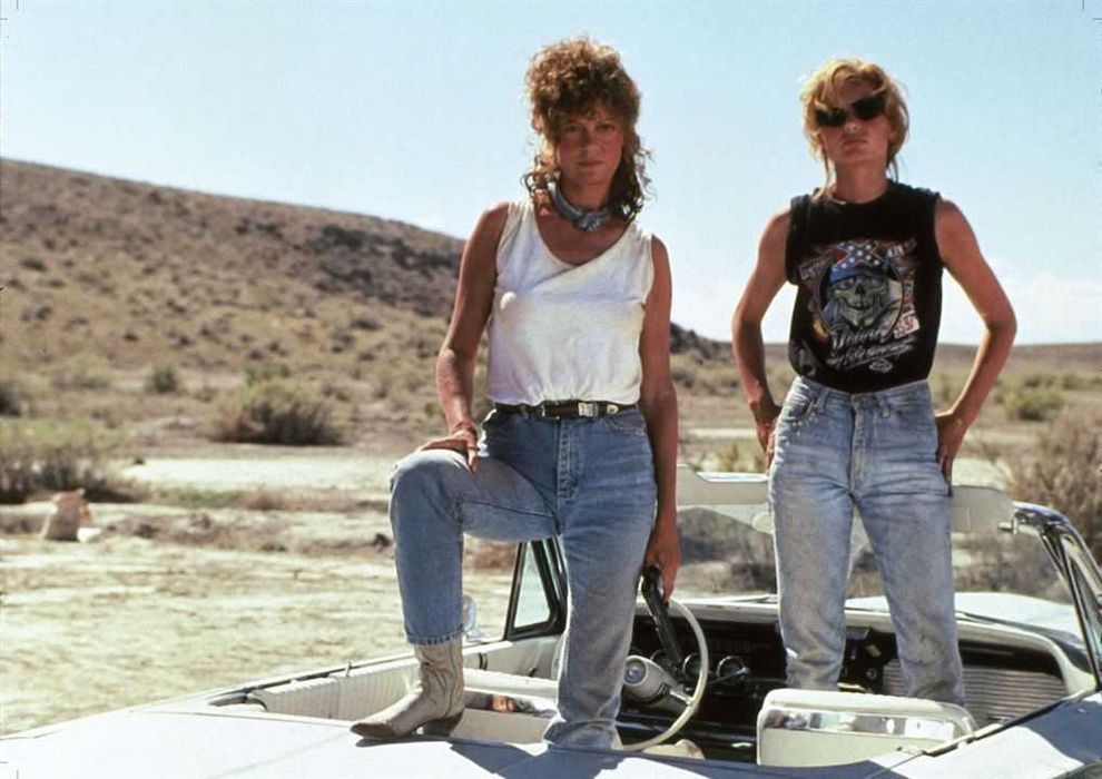 THELMA e LOUISE (Ridley Scott) Susan Sarandon /Geena Davis/Brad Pitt