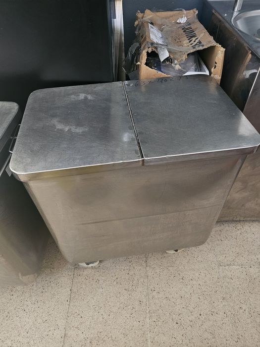 Carro de balde de  inox
