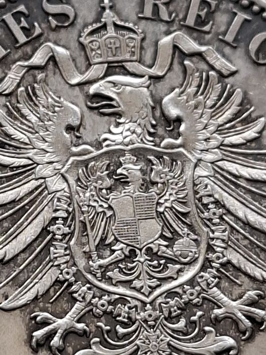 Piękne 2 Marki 1888 A Prusy  Srebro, Fryderyk III Oryginał Rzadka