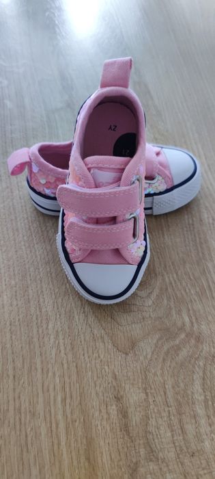 New Pink Girls' Sneakers (Size 21)