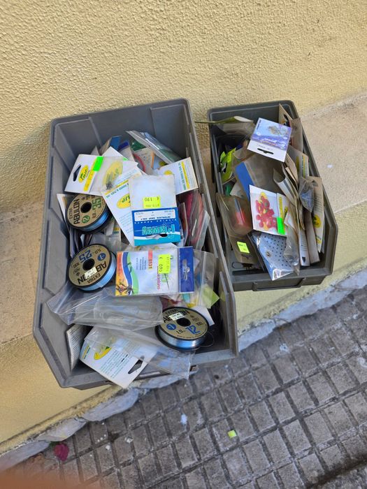 Material  de pesca de barragem