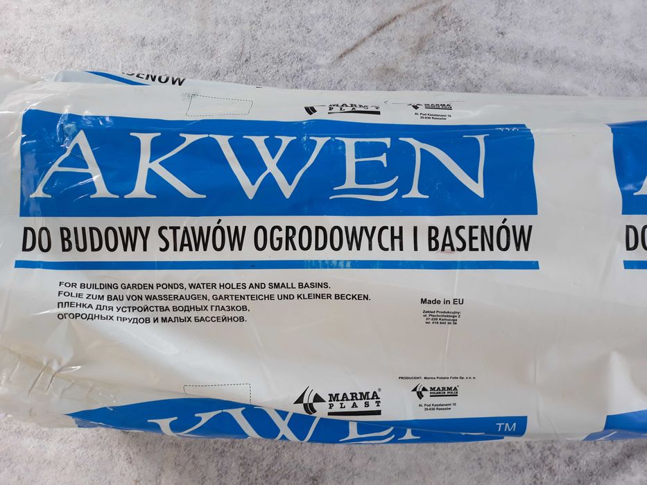 Folia do oczka wodnego oczek 6x7m. Niebiesko/Zielona