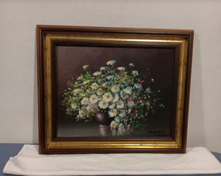 Quadro pintado à mão, pelo pintor Magalhães.