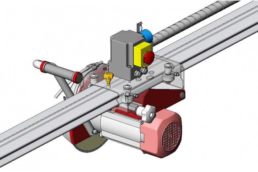 Плиткоріз Fortezzo 102см 1650Вт 4500об 230мм мокра різка 45° плиткорез