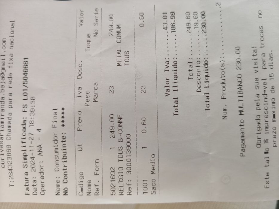 Smartwatch TOUS B-Connect