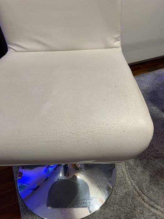 6 Cadeiras brancas usado