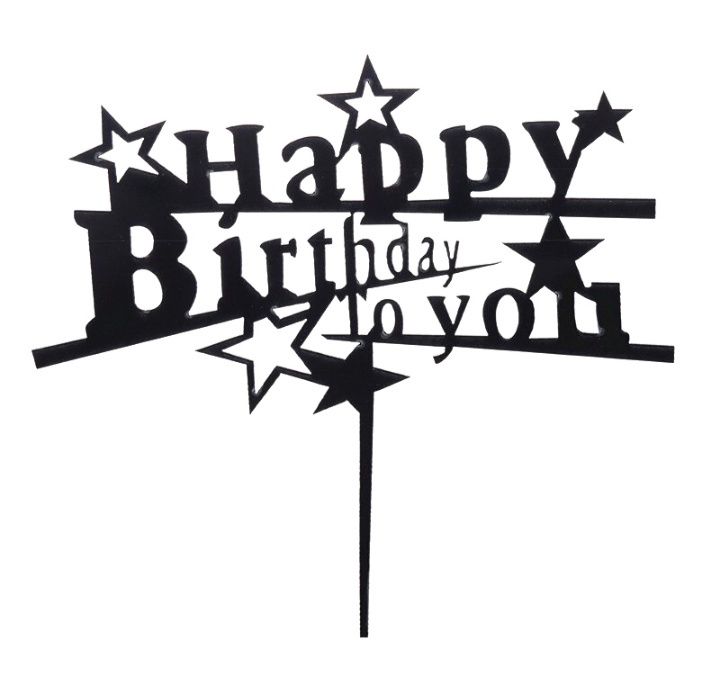 Topper Happy Birthday to You  Topper na tort DEKORACJA TORTU nowy