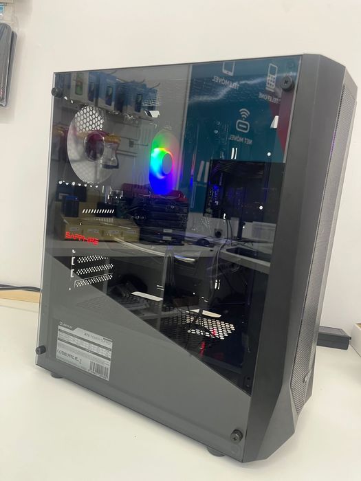 Pc gaming Ryzen5/16gbDDR4/RX5600XT c/monitor BENQ