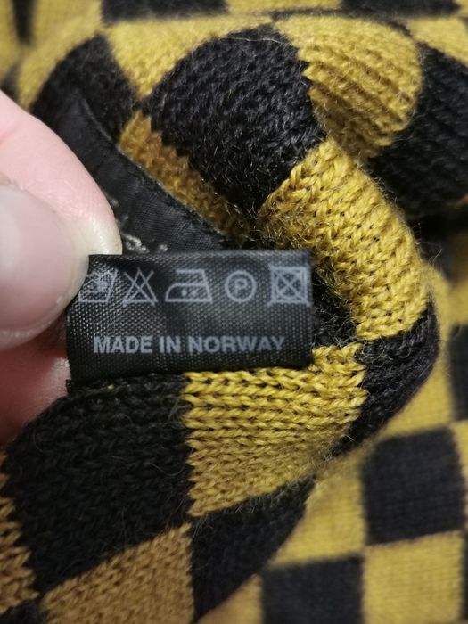 norweski szalik pure wool, wełniany, długi gruby i ciepły