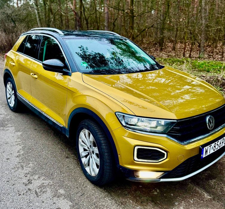 Volkswagen T-Roc Stan idealny, bogate wyposażenie, hak odczepiany, szyberdach