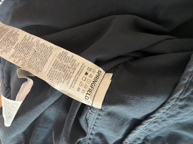 Blusão Springfield Azul em Algodão – Tamanho XL