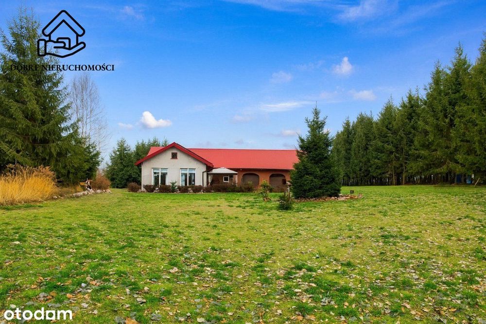 Dom 3-pokojowy pod lasem, z dala od sąsiadów