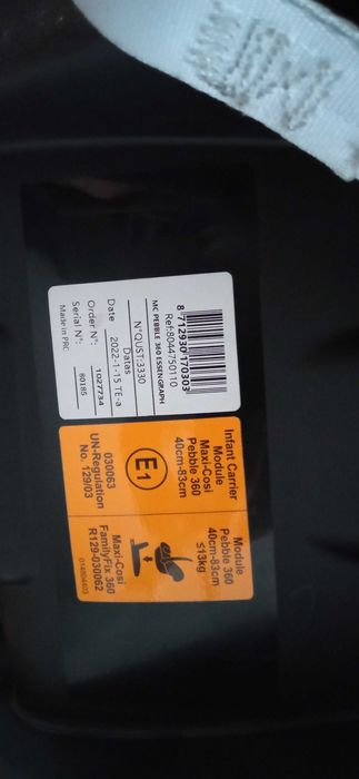 ovo pebble maxi cosi possibilidade de vender em trio completo