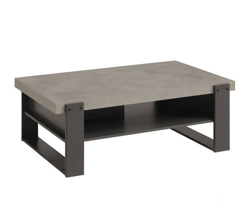 Mesa de centro cinzenta