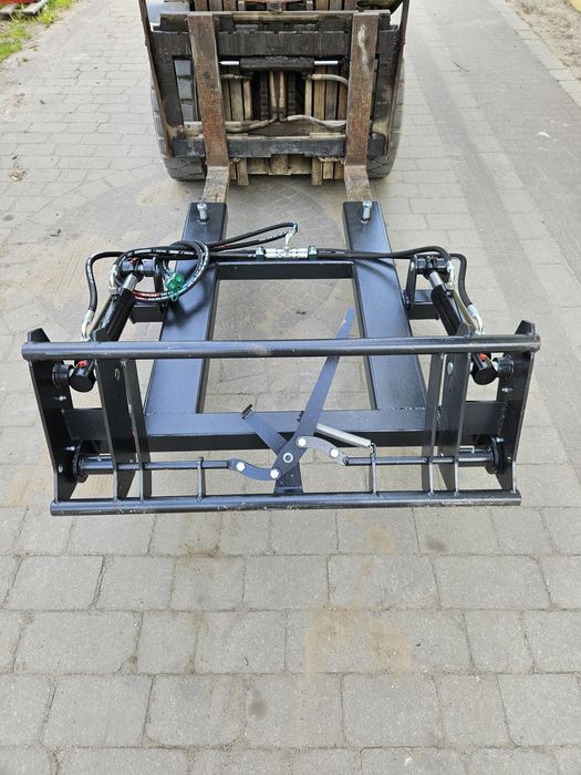 Adapter hydrauliczny z ramką euro na widły  paletowe .