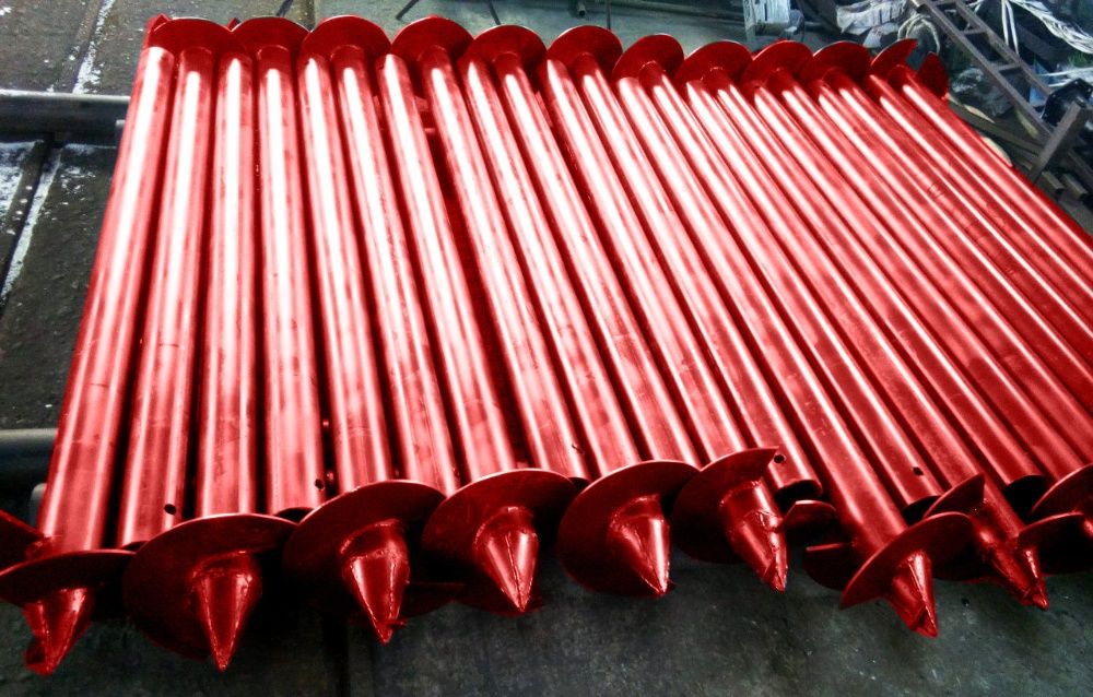 Сваи винтовые, геошуруп, установка, монтаж, изготовление, ферм, АКЦИЯ