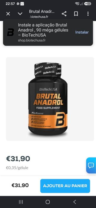 Butal anadrol  novo e selado