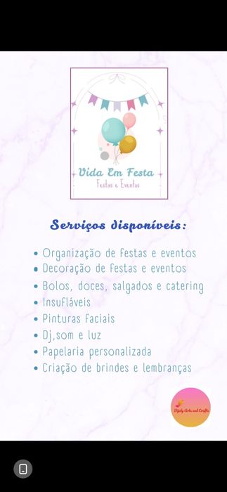Decoração de festas