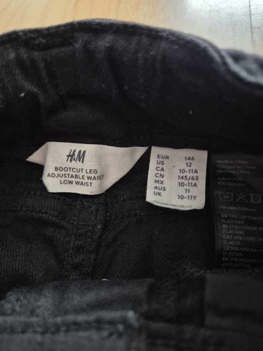 Spodnie dzwony H&M 146