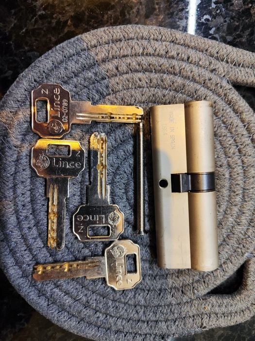 Canhão de fechadura de porta de alta segurança marca Lince