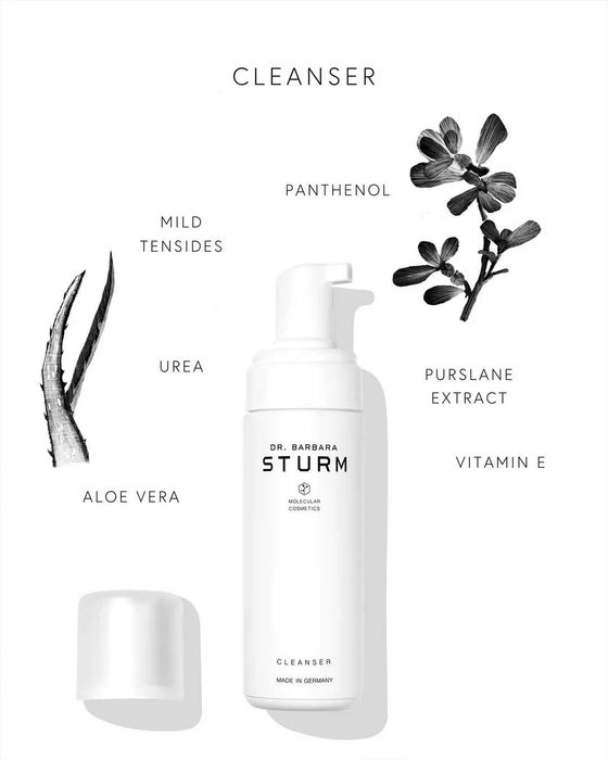 Очищуюча пінка для обличчя dr. barbara sturm cleanser (50 мл, travel size)